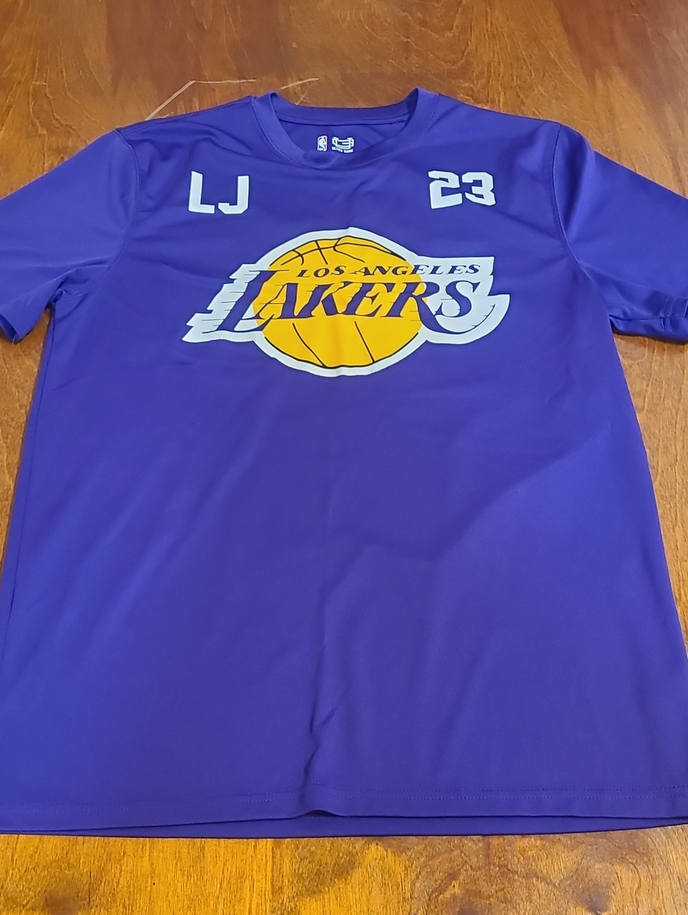 NBA Los Angeles Lakers Purple Tee with Yellow Logo
